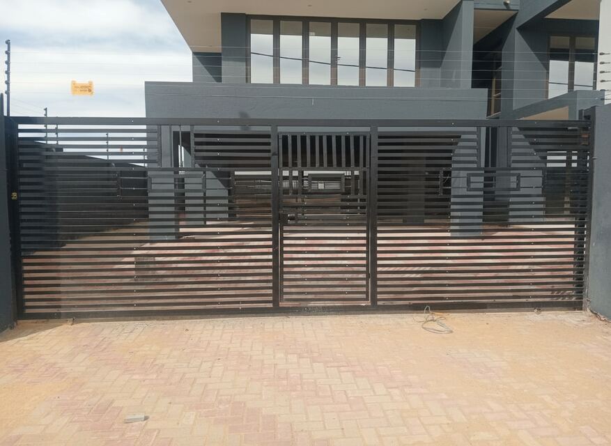 Two-storey plastered exterior