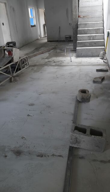 Open plan interior forming